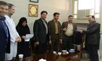 دیدار سرپرست بیمه سلامت شمال اصفهان با مسئولین بیمارستان نقوی کاشان